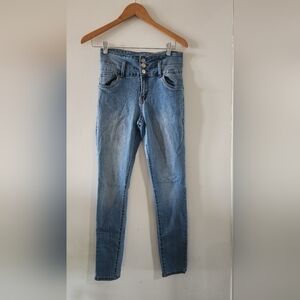 Classic Blue Women's Jeans Ibiza High Rise Push Up Jeans 9